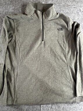 The North Face Women's Quarter-Zip Fleece Grey XL